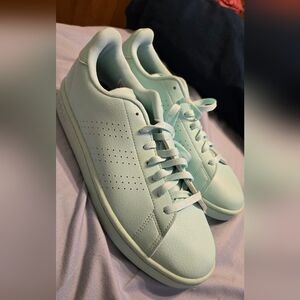 NEW Adidas Advantage Women’s Sneakers Semi Flash Aqua Mint - Size 9.5